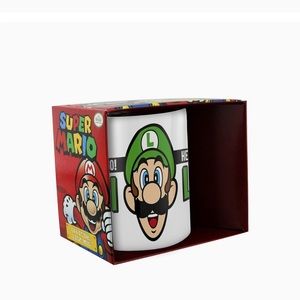 Nintendo new boxed Super Mario Here We Go Luigi Coffee Mug